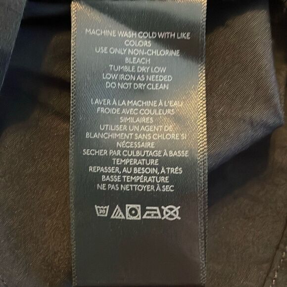 Urban Outfitters Party Girl Cotton-Blend Button Down Sleeveless Shirt Black XXS - Picture 7 of 8